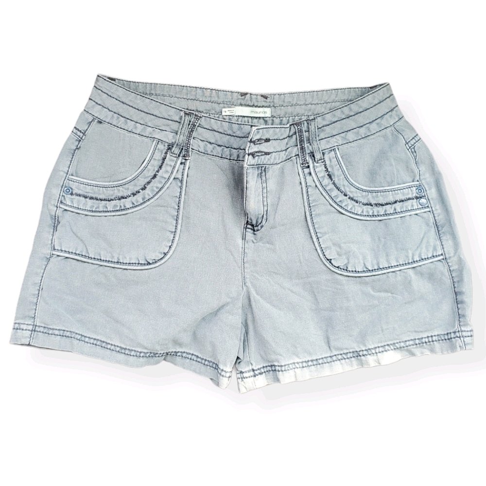 Maurice's Soft Blue Shorts Size 7/8